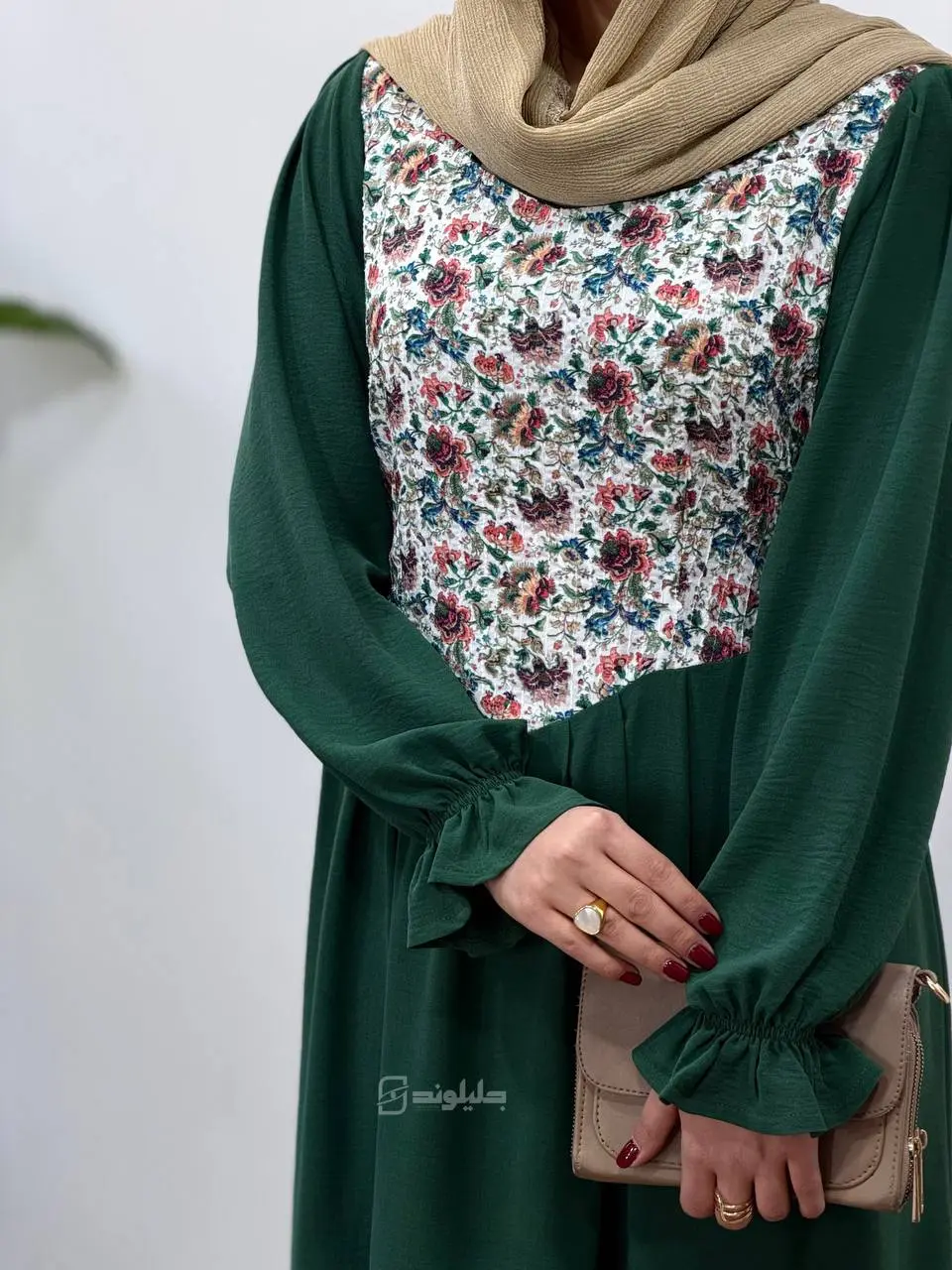 پیراهن مانتویی سوزندوزی آیسو شکوفه